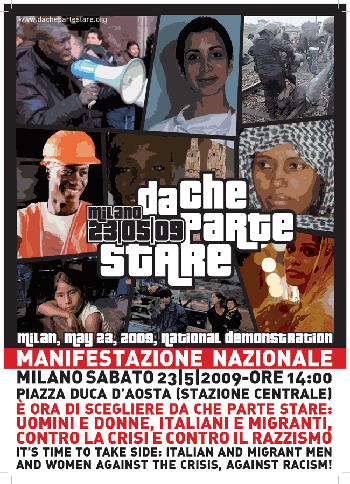 manifestazione antirazzista 23 maggio